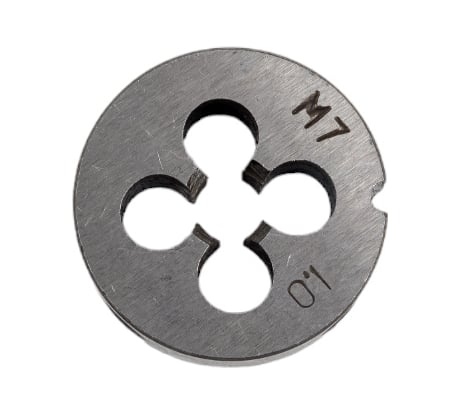 Плашка Эврика M07x1-25мм, в пластиковом футляре ER-00710P 468913