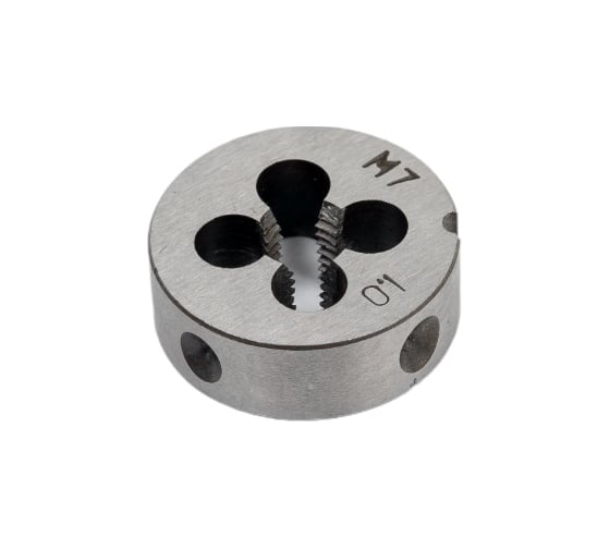 Плашка в пластиковом футляре ЭВРИКА M07x1-25мм ER-00710P