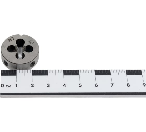 Плашка в пластиковом футляре ЭВРИКА M07x1-25мм ER-00710P