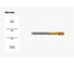 Метчик Guhring M12х1.75, HSS-E, тип N R40, TiN, глух. отв., Powertap 5738 12,000 4