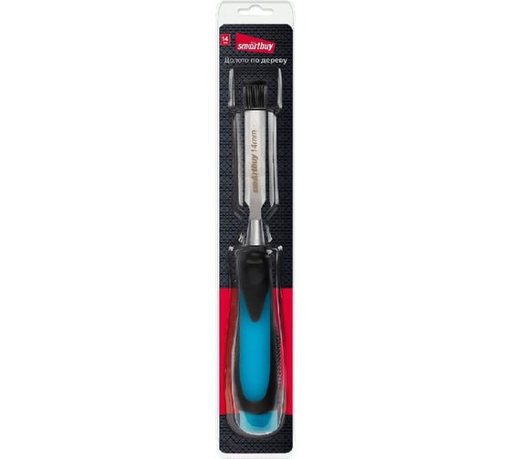 Долото по дереву Smartbuy 14 мм, прорезиненная ударная рукоятка, smartby tools SBT-CH-14p1 1