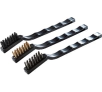 Набор малых щеток Политех 3 шт. с пластиковой ручкой 2120010