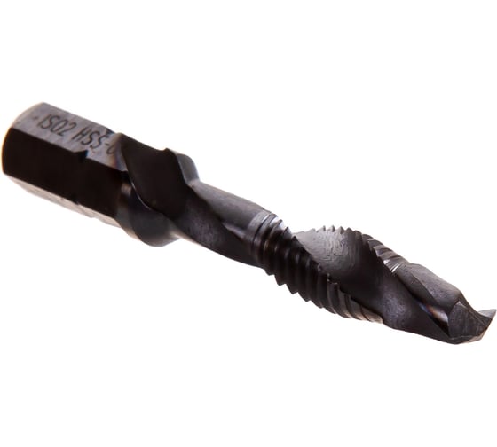 Комбинированный машинный метчик с зенкером D.BOR C 6,3, M6x1.00 9G81M06-1002D