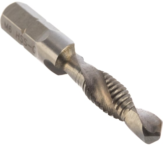 Комбинированный машинный метчик с зенкером D.BOR C 6,3, M6x1.00 9G81M06-1002D
