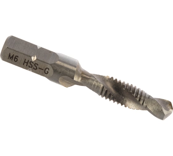 Комбинированный машинный метчик с зенкером D.BOR C 6,3, M6x1.00 9G81M06-1002D