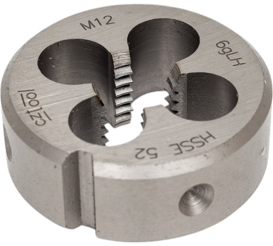 Плашка Bucovice Tools левая М12 шаг 1.75мм HSSE-VA 38x14мм 291120