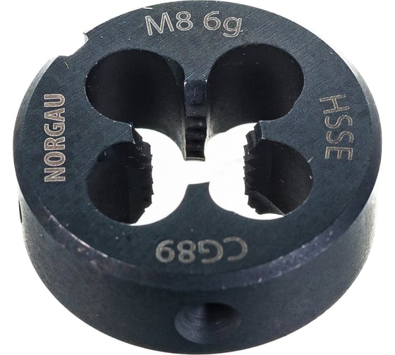 Плашка NORGAU M8х1,25 013735080