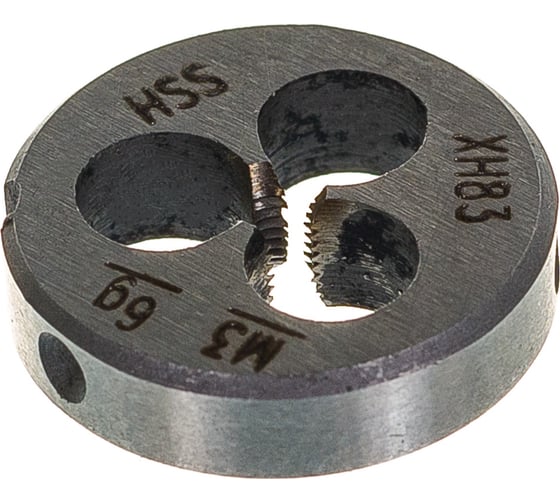 Круглая плашка NORGAU M3х0,5 013701130