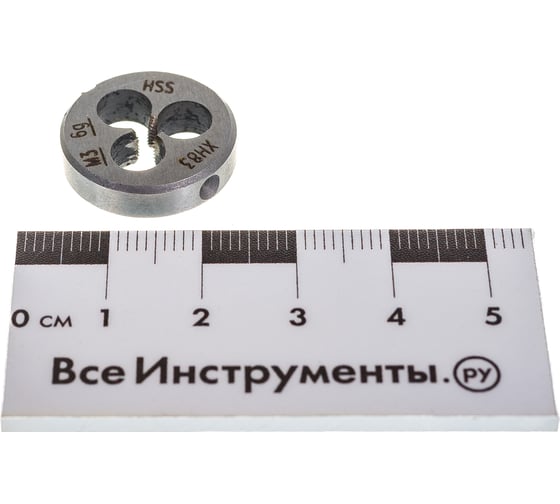 Круглая плашка NORGAU M3х0,5 013701130