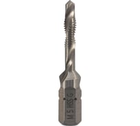 Метчик для шуруповерта 3 в 1 VOELKEL М5 шаг 0.8 мм HSS-G V67234