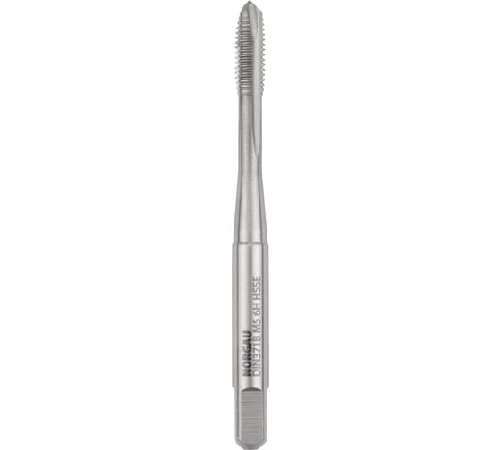 Машинный метчик NORGAU М5х0,8х70 мм DIN371 6H HSS-E тип N 013056005 1