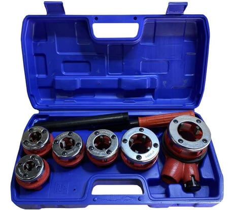 Трубный клупп Rockforce трубный RF-323116(15396) для нарезки резьбы со сменными плашками