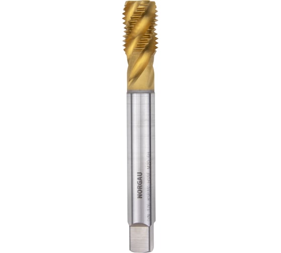 Машинный метчик NORGAU М20 DIN376 6H TiN HSS-E тип N 013130020