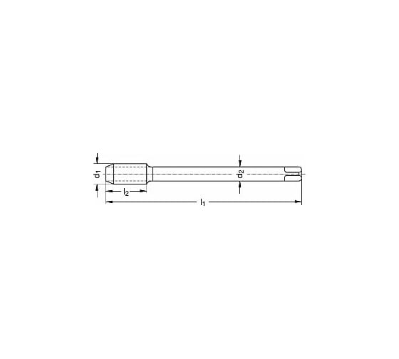 Машинный метчик NORGAU М20 DIN376 6H FNZ HSS-E тип VA 013152020
