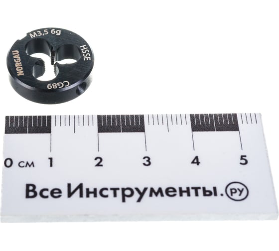 Плашка NORGAU M3,5х0,6 013735035