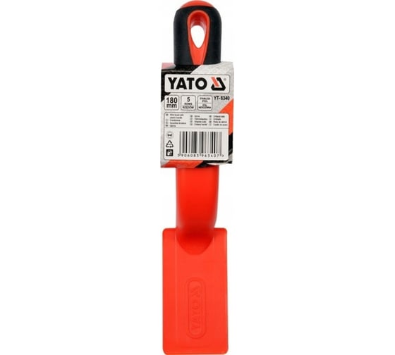 Металлическая щетка YATO 5 рядов, пластиковая ручка YT-6340