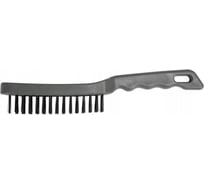 Щетка с металлическим ворсом YATO, 6 рядов, пластиковая ручка YT-6356