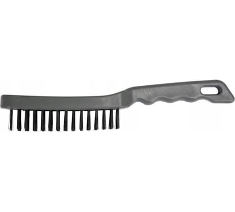 Щетка с металлическим ворсом YATO, 6 рядов, пластиковая ручка YT-6356