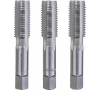 Набор метчиков из 3-х шт. H-Tools М16 шаг 2.0мм DIN352 HSS-G 230160HT