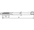 Набор метчиков из 3-х шт. H-Tools М18 шаг 2.5мм DIN352 HSS-G 230180HT 2