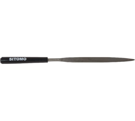 Плоский надфиль SITOMO 160, №00, остроносый, с ручкой SIT 1114447 1