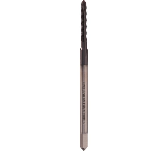 Машинный метчик H-Tools М2 шаг 0.4мм DIN371 HSSE-TiALN 118801-C4-0020 1