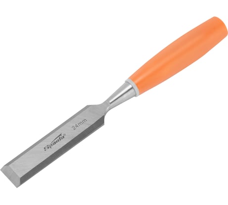 Стамеска SPARTA 24 мм плоская, пластмассовая ручка// 244255