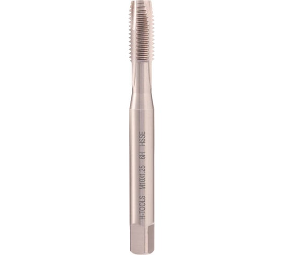 Метчик машинный H-Tools, М10, шаг 1.25 мм, DIN371, HSSE 260101EHT 1