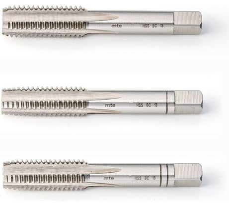 Ручной метчик MTE HSS DIN352 3 шт. M10x1,5 263910