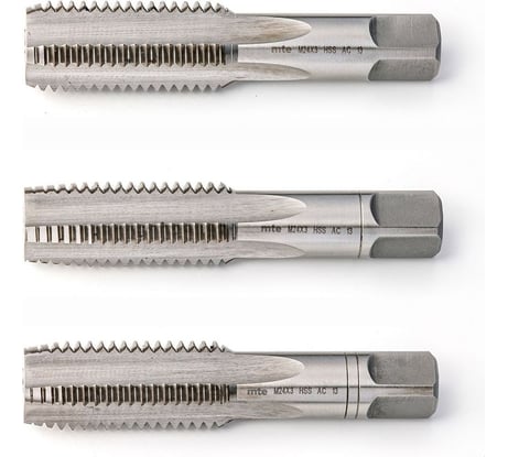 Ручной метчик MTE HSS DIN352 3 шт. M24x3,0 263924