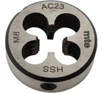 Круглая плашка MTE HSS DINEN22568 M8x1,25 26528