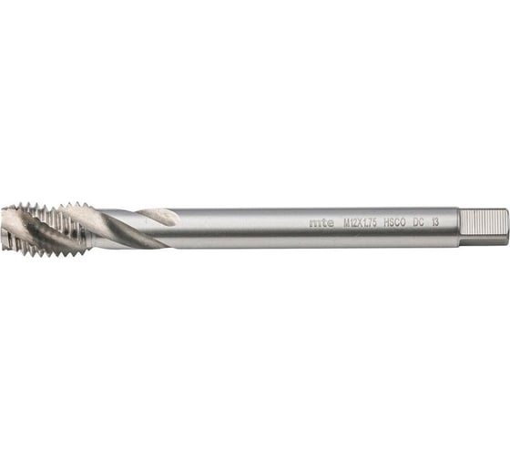 Машинный метчик MTE HSSCo5 г/о DIN376C M12x1.75 2653012 1