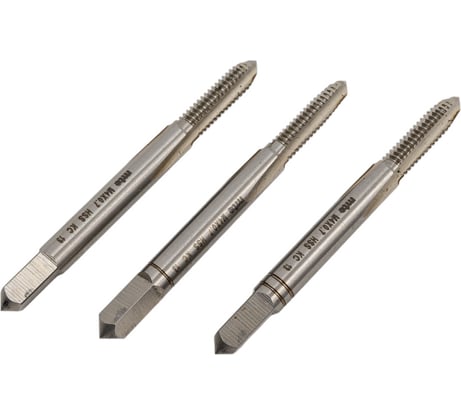 Ручной метчик MTE HSS DIN352 3 шт. M4x0,7 26394