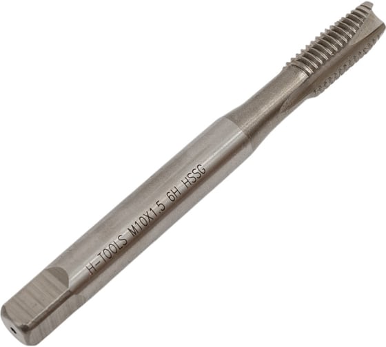 Машинный метчик H-Tools М10 шаг 1.5 мм DIN371 HSS-G 101100-C2-0100