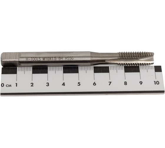 Машинный метчик H-Tools М10 шаг 1.5 мм DIN371 HSS-G 101100-C2-0100