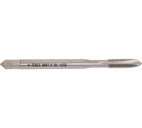 Машинный метчик H-Tools М6 шаг 1.0 мм DIN371 HSS-G 101100-C2-0060