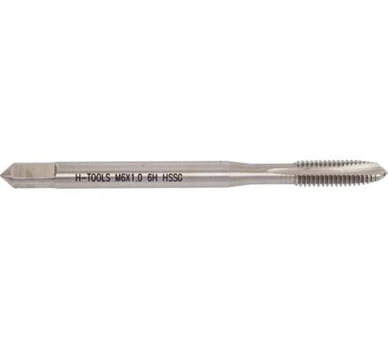 Машинный метчик H-Tools М6 шаг 1.0 мм DIN371 HSS-G 101100-C2-0060