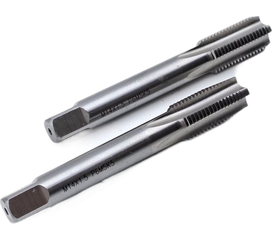Машинно-ручной метчик TORNERI М14x1.5 комплект из 2-х штук Р6М5К5 Т019238