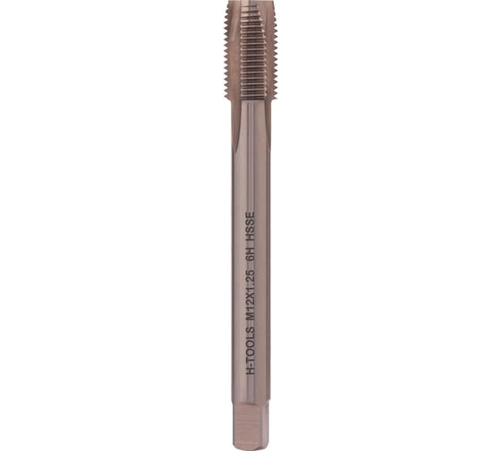 Машинный метчик H-Tools М12 шаг 1.25 мм DIN374 HSSE 260121EHT