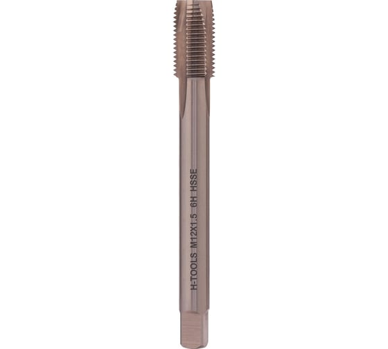 Машинный метчик H-Tools М12 шаг 1.5 мм DIN374 HSSE 260120EHT 1