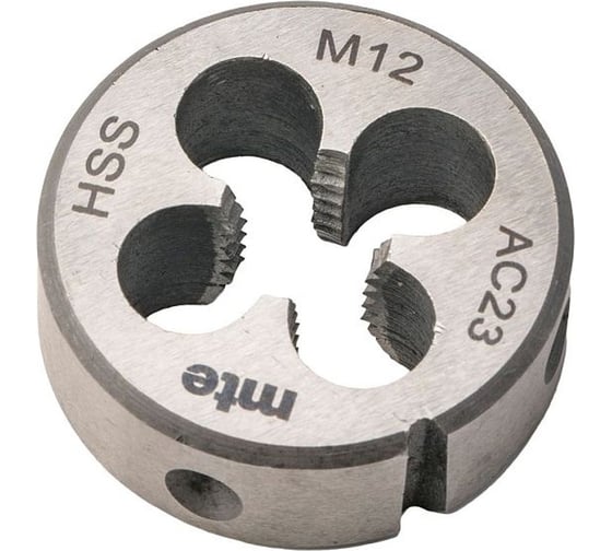 Круглая плашка MTE HSS DINEN22568 M12x1,75 265212 1