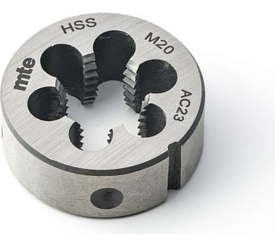 Круглая плашка MTE HSS DINEN22568 M20x2,5 265220