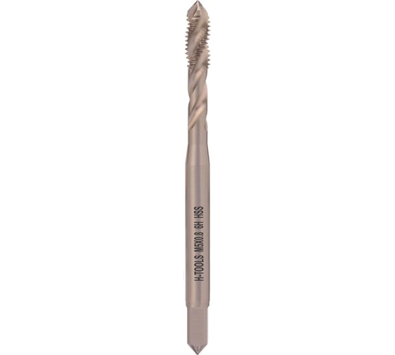 Машинный метчик с винтовой канавкой H-Tools М5 шаг 0.8 мм DIN371 HSS-G 501100-C2-0050