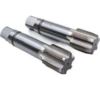 Трубный метчик TORNERI машинно-ручной, G1 1/4 Р6М5 комплект из 2-х штук Т017438
