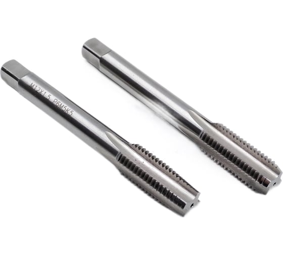 Машинно-ручной метчик TORNERI М12x1.5 комплект из 2-х штук Р6М5К5 Т019237