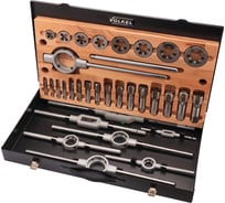 Набор метчиков и плашек VOELKEL G(BSP) 1/8 -1.0 HSS-G 32пр V48021