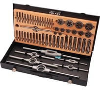 Набор метчиков и плашек VOELKEL M5-M20 HSS-G 55пр V48005
