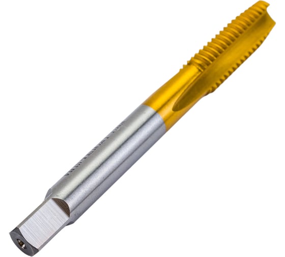 Метчик M10x1,5 HSS M2 TiN прямой компл. ПрофОснастка №157 арт. 50311027