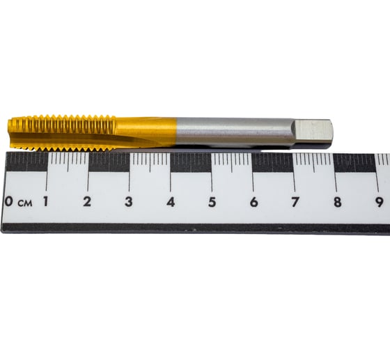 Метчик M10x1,5 HSS M2 TiN прямой компл. ПрофОснастка №157 арт. 50311027
