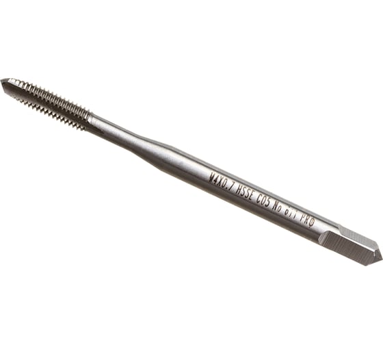Метчик M4x0,7 HSSE M35 Co5% скошенный ПрофОснастка №611 арт. 50251011